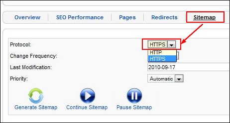 RSSeo! sitemap protocol